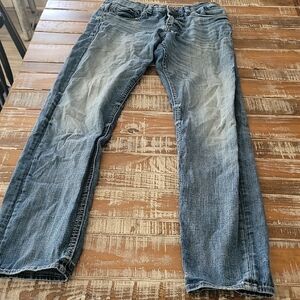 Buckle BKE Men's Skinny Blue Jeans 30x32